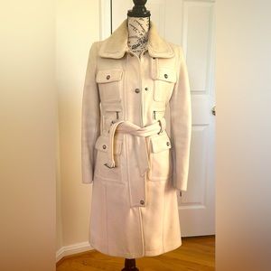 Laundry By Shelli Segal Winter White Wool coat